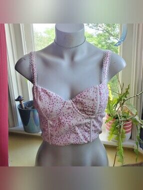 White Fox Butterfly Fairy Bustier